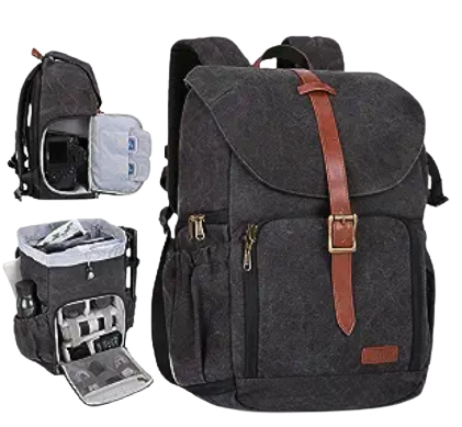 BAGSMART Camera Backpack, DSLR SLR Waterproof Camera Bag Backpack