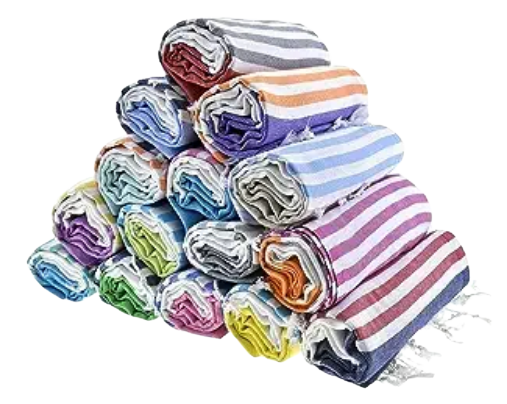 HAVLULAND Pack of 6 Turkish Beach Towel