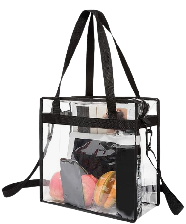 BAGAIL Clear bags Stadium Approved Clear Tote Bag